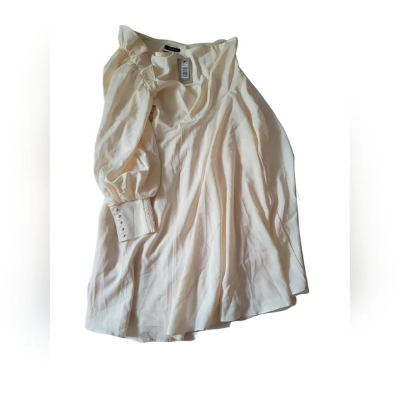 RW&CO. Cream One Shoulder Dress - Picture 8 of 10